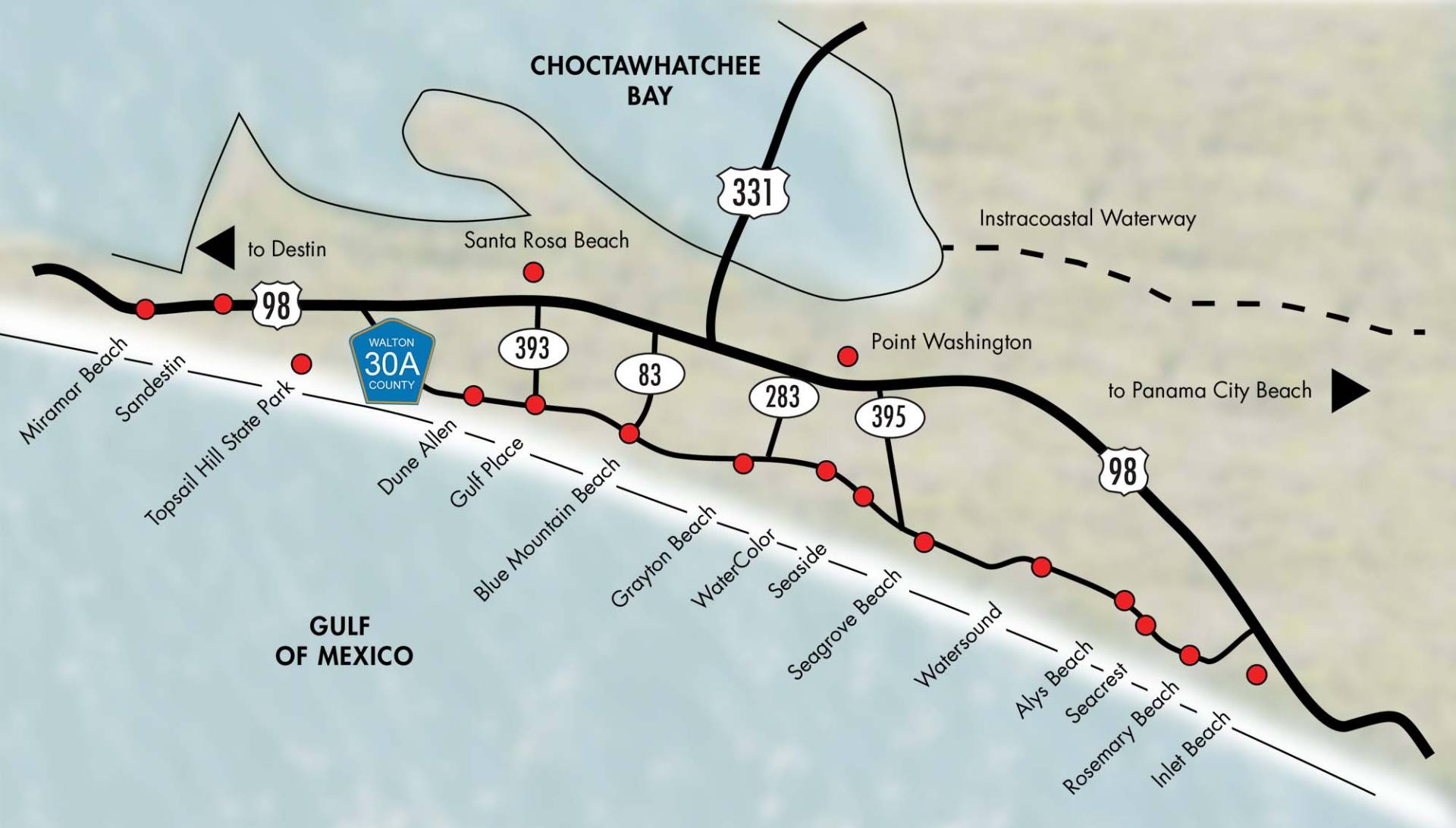 30a Web Map 01 Barefoot 30a